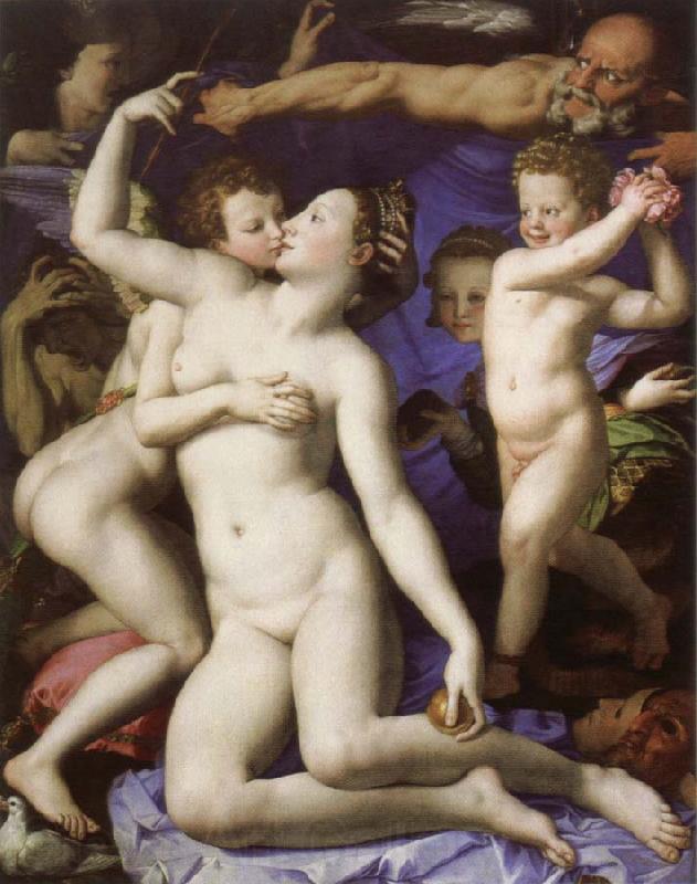 Agnolo Bronzino an allegory with venus and cupid Germany oil painting art